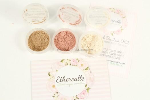 Etherealle Mineral Contour, Highlight and Blush Sample Set 