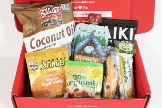 Love with Food April 2016 Tasting Box Review