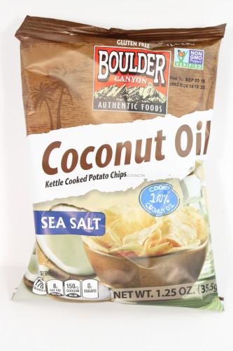 Coconut Oil Kettle Cooked Potato Chips by Boulder Canyon