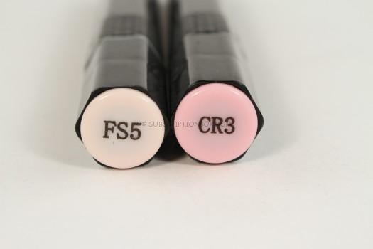 FS5 (an Ivory) and CR3 (a pretty pink).