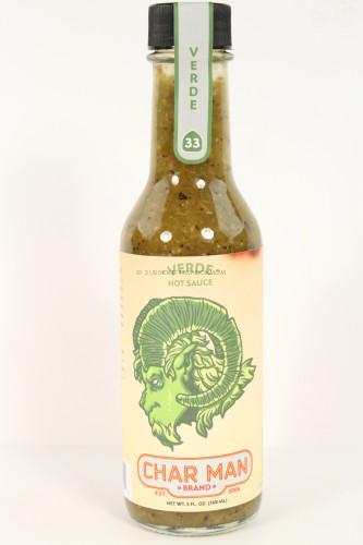 Char Man Brand Hot Sauce - Verde