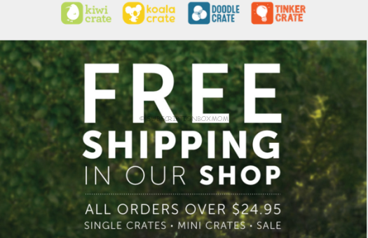 Kiwi Crate Free Shipping Sale 