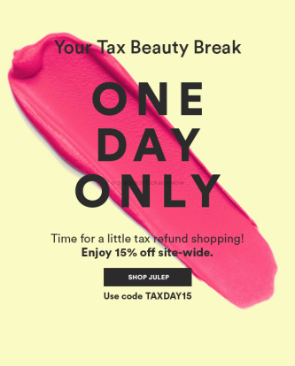 Julep Tax Day 2016 Sale