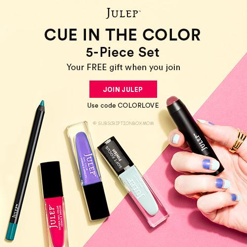 Free Julep 5-Piece "Cue in the Color" Beauty Gift 