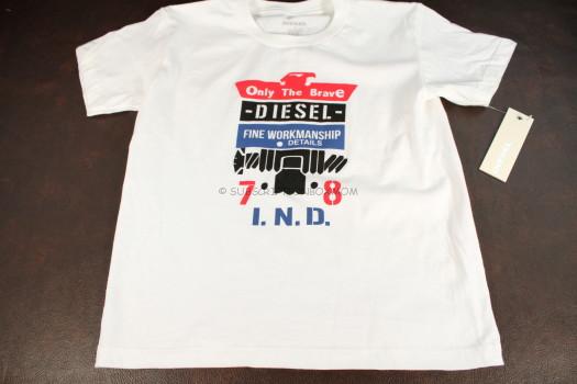 Diesel Boys Crew Neck Graphic Tee