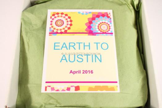 Earth to Austin