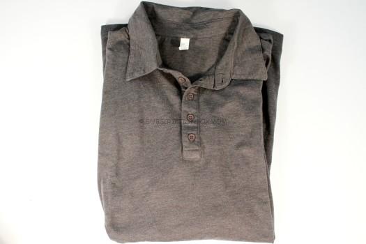 Canvas Dark Grey Heather Polo Shirt 