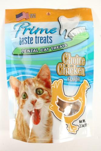 Prime Taste Treats Chicken Flavor Dental Treat for Cats 