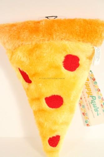 ZippyPaws Squeakie Emojiz Squeaky Plush Dog Toy (Pizza Slice) 