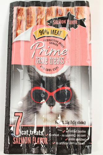 Prime Taste Treats Salmon Jerky Treat for Cats