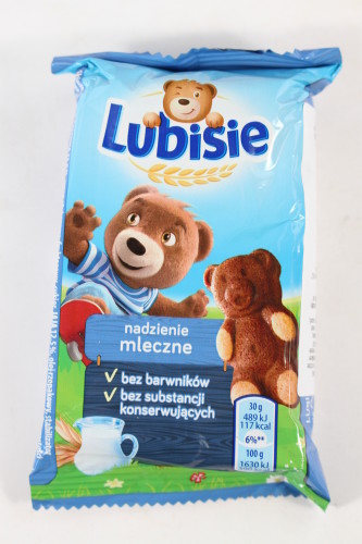 Lubisie Mini Teddy Bear Milk Flavored Cookie Biscuit