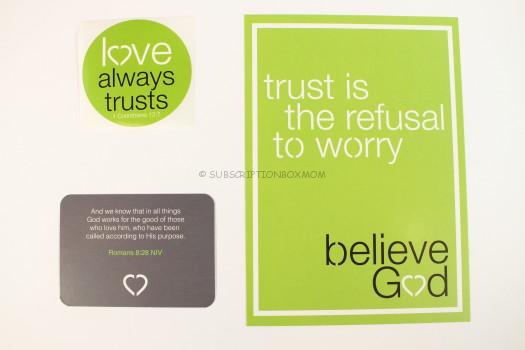 sticker - card- scripture