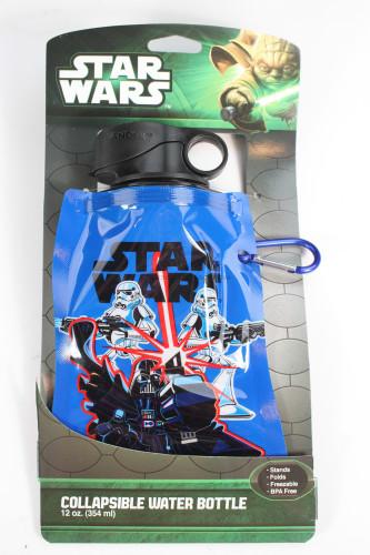 Star Wars 12 oz Collapsible Water Bottle, Multicolor