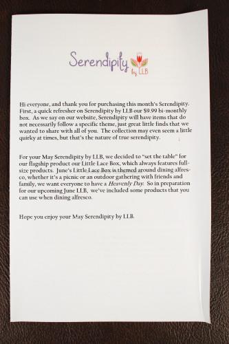 overview about Serendipity by LLB