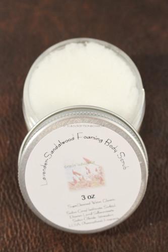 Lavender Sandalwood Foaming Body Scrub