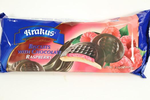 Krakus Biscuits with Chocolate Raspberry