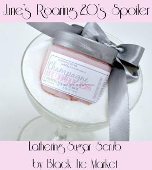 Champagne Bubbles-Scented Lathering Sugar Scrub 