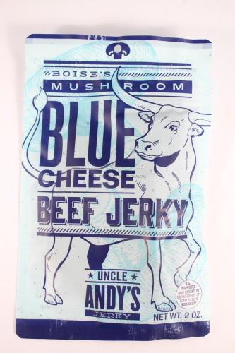 Uncle Andy's Jerky Boise's Mushroom Blue Cheese Beef Jerky