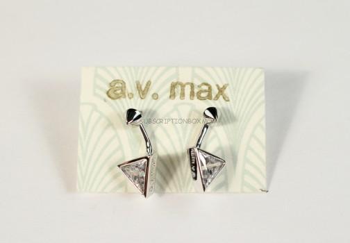 a.v. max Triangle Ear Jacket in Silver