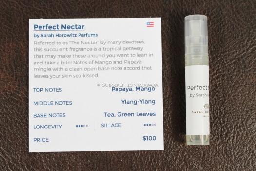 Perfect Nectar by Sarah Horowitz Perfums