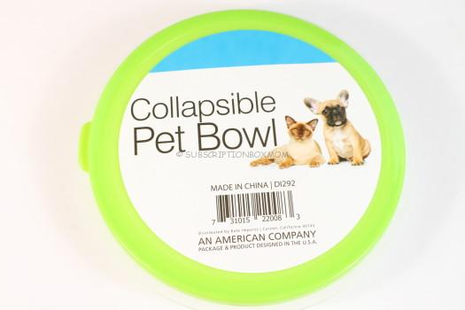 Collapsible Pet Bowl 