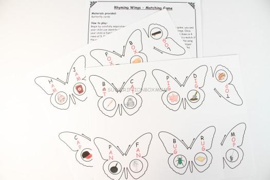 Rhyming Wings - Matching Game