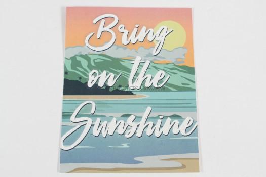 Bring on the Sunshine