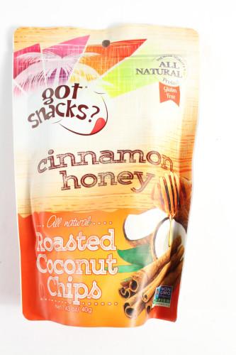 Got Snacks?â€™s Cinnamon Honey Coconut Chips