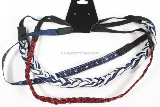 Nautical Headband Set of 3