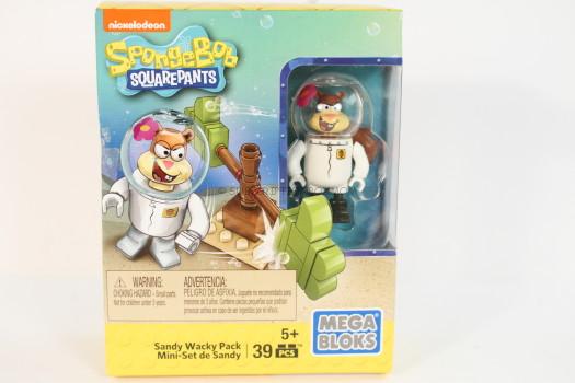 Megabloks Spongebob Squarepants Sandy Wacky Pack Building Playset