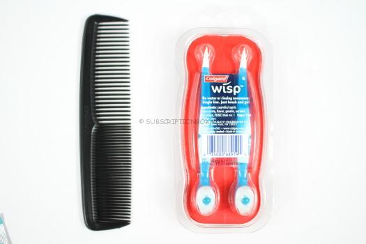 Comb and Colgate Wisp