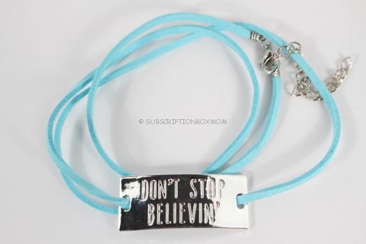 Don't Stop Believin' Wrap Bracelet