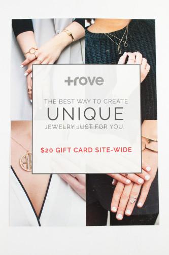 Trove Jewelry $20 Coupon "Gift Card"