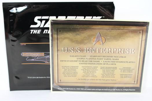 EXCLUSIVE Star Trek Dedication Plaque Replica Decal
