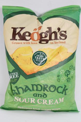 Keogh's Shamrock and Sour Cream Crisps 