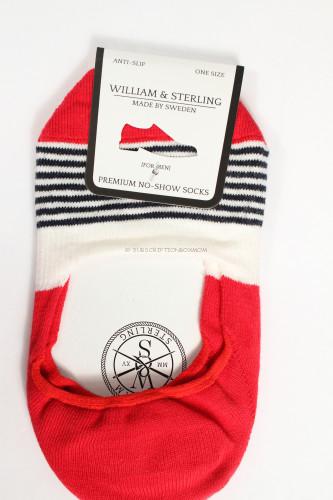 William & Sterling No Show Socks