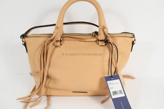 Rebecca Minkoff Micro Moto Satchel in Biscuit