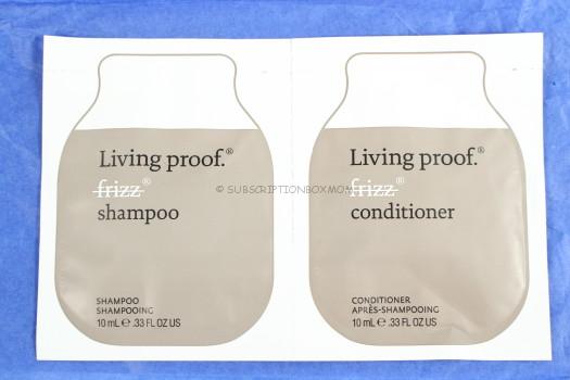 Bonus: Living Proof No Frizz Shampoo and Conditioner