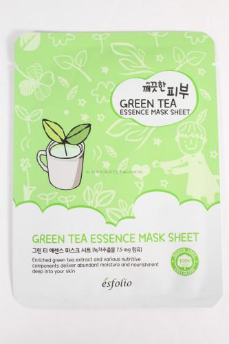 Esfolio Green Tea Essence Mask Sheet