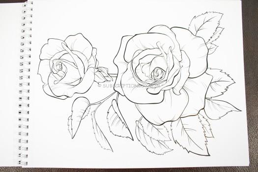 Rose Coloring Sheet