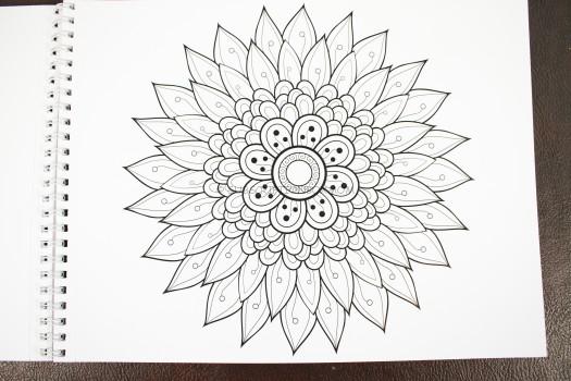 Floral Coloring Sheet 