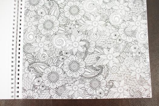 Floral Coloring Sheet