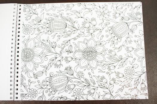 Floral Coloring Sheet 