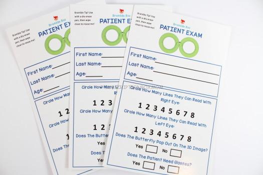 Patient Exam Cards