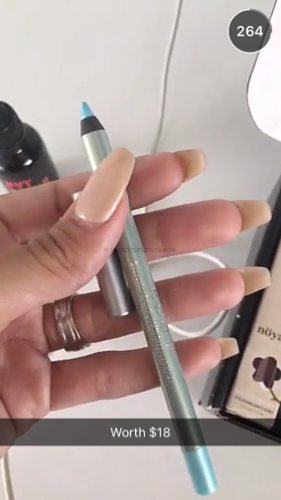 Mally Waterproof Eyeliner in Ice Blue