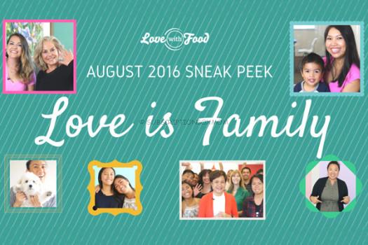 Love with Food August 2016 Spoilers