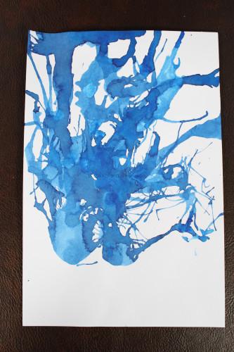 ink splat paper