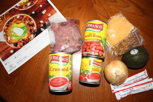 Turkey Chili Ingredients