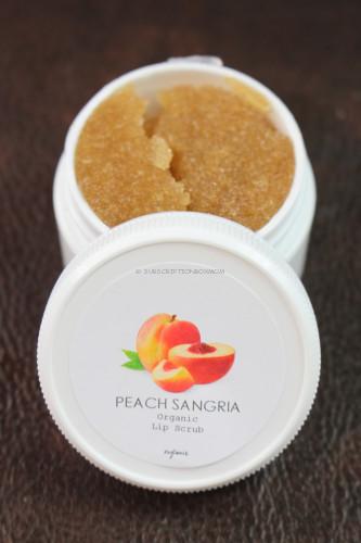 Orglamix Peach Sangria Lip Scrub