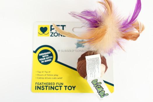 Pet Zone Feathered Fun Instinct Toy 